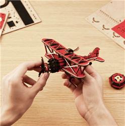 Puzzle 3D en bois à monter soi-même ROKR MCD01 Sky Captain