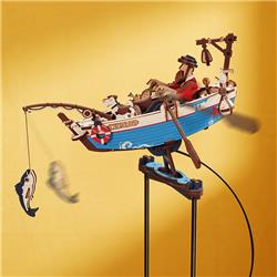 Puzzle 3D en bois à monter soi-même avec pendule Ocean Fisher ROKR MCD02