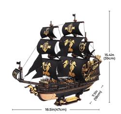 ROKR MCB02 The Seahorse Barque 3D Wooden Puzzle