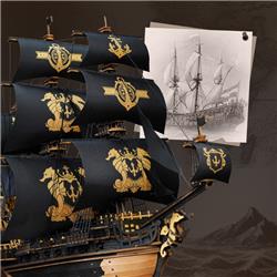 ROKR MCB02 The Seahorse Barque 3D Wooden Puzzle