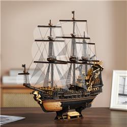 ROKR MCB02 The Seahorse Barque 3D Wooden Puzzle