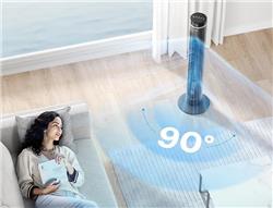Pelonis  42" Oscillating Tower Fan for Bedroom, Remote, Quiet