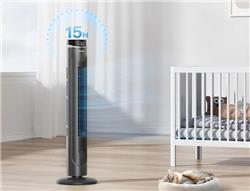 Pelonis  42" Oscillating Tower Fan for Bedroom, Remote, Quiet