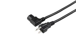 Left Angle External Power Cable 18AWG, 6FT
