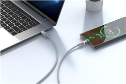 iCAN Warm LED USB 2.0 Type-A Male to Type-C Male Cable, 3A, 6ft