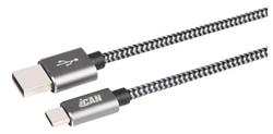 iCAN USB 2.0 Type-A Male to Type-C Male Cable, 15W,9.9ft