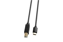 iCAN USB 2.0 Type-C Male to Type-B Male Cable, 240W, 10ft