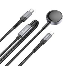 Câble de chargement 2-en-1 Hoco "CW54" iP+iWatch