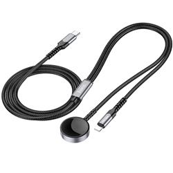 Câble de chargement 2-en-1 Hoco "CW54" iP+iWatch