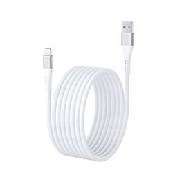 Choetech MFi Certified USB-A to Lightning silicone Cable, 1.2m, White