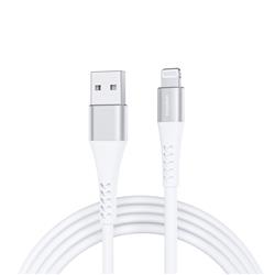 Choetech MFi Certified USB-A to Lightning silicone Cable, 1.2m, White
