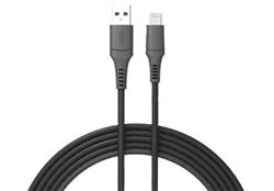 iCAN USB-A 2.0 to MFi Lightning Cable, M/M, Braided, 1m (3.3ft), Black