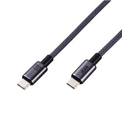 iCAN USB 2.0 Type-C Male to Type-C Male Cable, 100W, 6.6ft