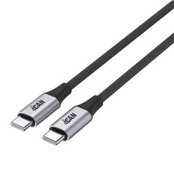 iCAN USB 2.0 Type-C Male to Type-C Male Cable, 100W, 10ft