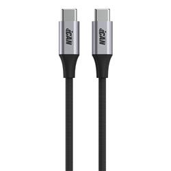 iCAN USB 2.0 Type-C Male to Type-C Male Cable, 100W, 10ft