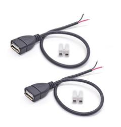Câble USB 2.0 Type-A vers embout libre avec connecteur 2 positions