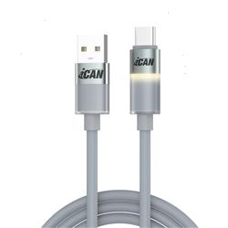 iCAN Warm LED USB 2.0 Type-A Male to Type-C Male Cable, 3A, 3ft(Open Box)