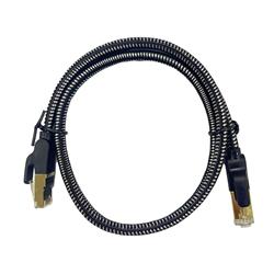 iCAN CAT7 Braided Ethernet Cable, 10Gbps 600Mhz, SSTP 26AWG, 3FT