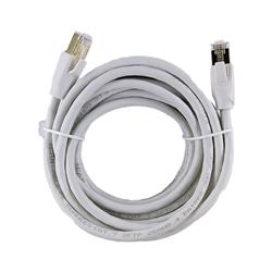 Câble de raccordement Ethernet CAT7 iCAN, haut débit 10 Gbit/s 600 MHz, double blindage S/FTP 26 AWG, plaqué or, 6 pieds, bl...