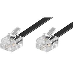 iCAN Telephone Cable with 6-Position 4-Contacts Reverse-wired, 14FT