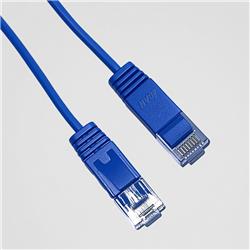 iCAN CAT6 Slim Ethernet Cable, 1000Mbps, Pure Bare Copper, 15FT, Blue