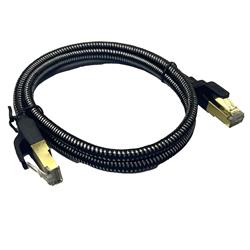 iCAN CAT7 Braided Ethernet Cable, 10Gbps 600Mhz, SSTP 26AWG, 3FT