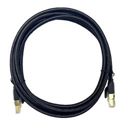 iCAN CAT8 Braided Ethernet Cable, 40Gbps 2000Mhz, S/FTP 26AWG, 10FT