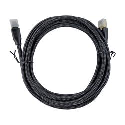 iCAN Premium CAT8 Ethernet Cable, Braided, 10FT, Black