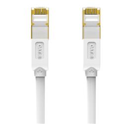 Câble Ethernet iCAN CAT8 Premium, S/FTP, 40 Gbit/s 2 000 MHz, 30 cm, blanc