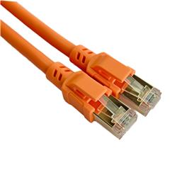 iCAN CAT6A Ethernet Patch Cable,10Gbps, 3FT, Orange