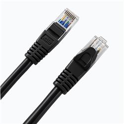 iCAN CAT6 High Speed Ethernet Cable,1000Mbps 26AWG, 10FT, Black