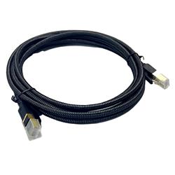 iCAN CAT8 Braided Ethernet Cable, 40Gbps 2000Mhz, S/FTP 26AWG, 15FT