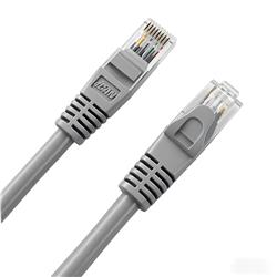 iCAN CAT6 High Speed Ethernet Cable,1000Mbps 26AWG, 7FT,Grey