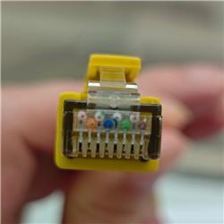 iCAN CAT6A Ethernet Patch Cable,10Gbps, 3FT,  Yellow