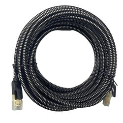 iCAN CAT7 Braided Ethernet Cable, 10Gbps 600Mhz, SSTP 26AWG, 25FT