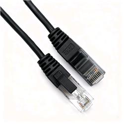 iCAN CAT6A Super Slim Ethernet Cable, 10Gbps 550MHz, 28AWG, 7FT, Black