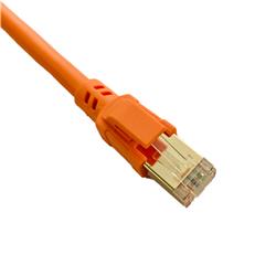 iCAN CAT6A Ethernet Patch Cable,10Gbps, 7FT, Orange