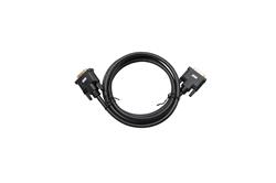 Câble DVI iCAN, plaqué or, mâle vers mâle, 6 pieds, noir