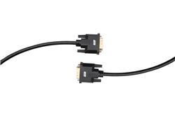 Câble DVI iCAN, plaqué or, mâle vers mâle, 10 pieds, noir