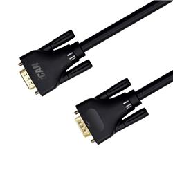 iCAN SVGA Cable 1080P@60Hz, Male to Male, Gold Plated, 3FT, Black