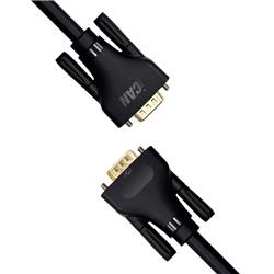 iCAN SVGA Cable 1080P@60Hz, Male to Male, Gold Plated, 6FT, Black
