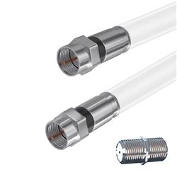 Câble coaxial TV iCAN RG6, mâle vers mâle, 91 cm