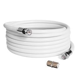 Câble coaxial TV iCAN RG6, mâle vers mâle, 50 pieds