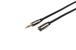Câble d'extension audio stéréo iCAN 3,5 mm, mâle vers femelle, blindé, 1,8 m