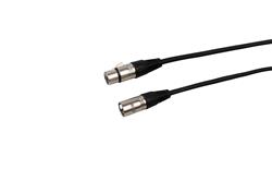 iCAN Audio XLR Male to Female Microphone Cable, 10FT, Black(Open Box)
