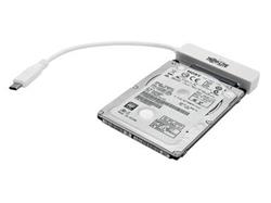 Tripp Lite USB 3.1 Gen 1 (5 Gbps) USB-C to SATA III Adapter Cable with UASP, 2.5 in. SATA Hard Drives, Thunderbolt 3 Compatible