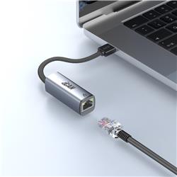 iCAN USB 3.0 Type-A Male to RJ45 Female Adapter, 10/100/1000Mbps