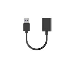 Adaptateur iCAN USB 3.2 GEN2 vers Type-C, 10G, noir