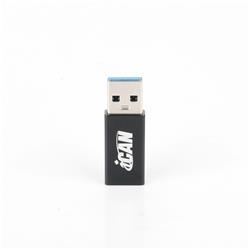 iCAN USB 3.0 to USB Type C Adapter, Single-Sided10G
