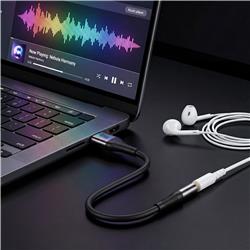 iCAN Type-A Male to 3.5mm Audio Female Adapter, Black